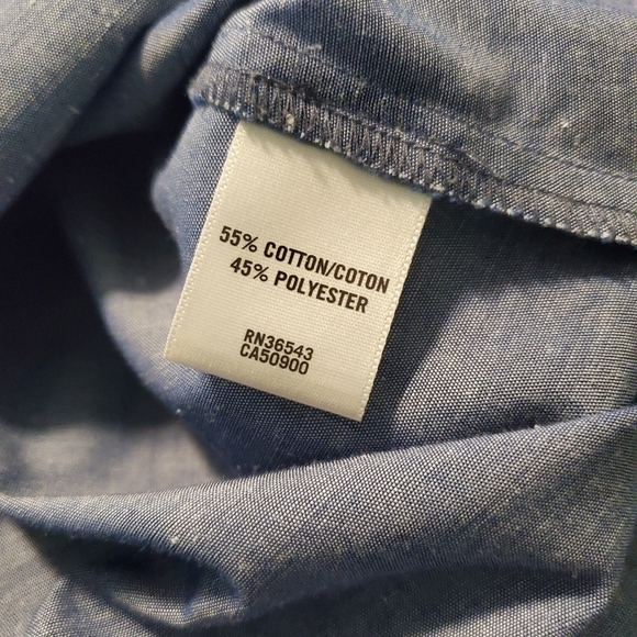 Van Heusen Blue Tunic Top Size Large, Business Casual - Picture 9 of 9